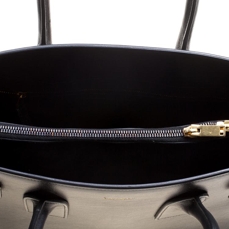 Pre Owned Saint Laurent Black Leather Large Classic Sac De Jour Tote