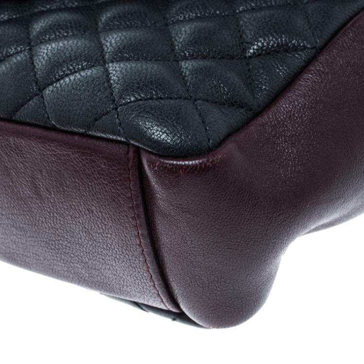 Pre Owned Saint Laurent Multicolor Matelasse Leather Envelope Shoulder Bag