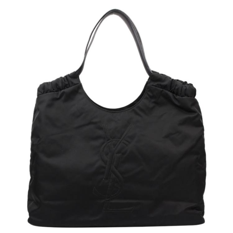 Saint Laurent Paris Black Nylon Shoulder Bag Saint Laurent