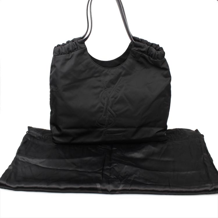 مملوكة مسبقًا Saint Laurent Paris Black Nylon Shoulder Bag