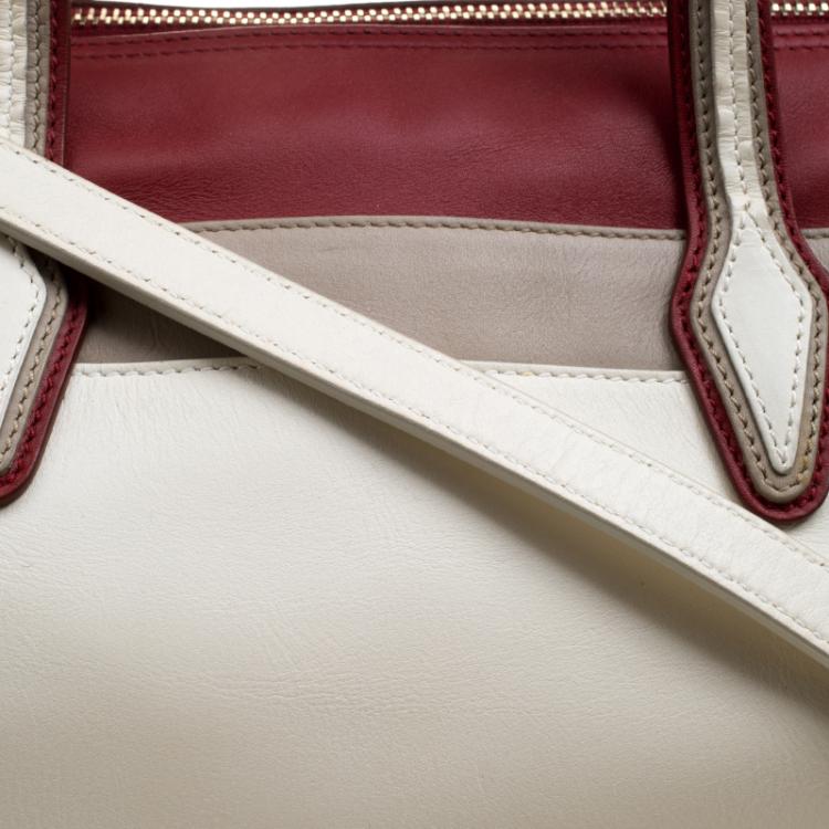 Pre Owned Saint Laurent Multicolor Leather Sac Flirty Boston Bag