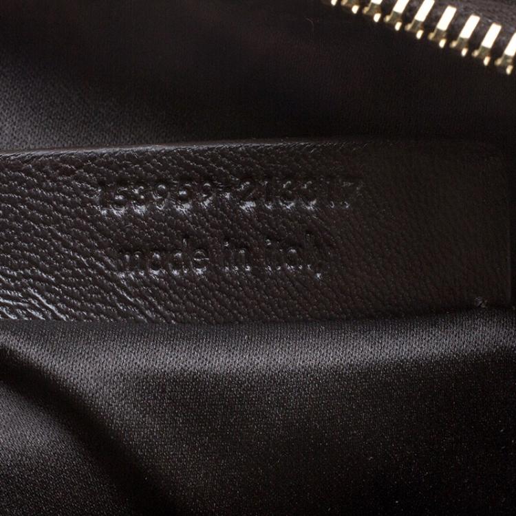 Pre Owned Saint Laurent Paris Dark Brown Leather Oversized Muse Tote