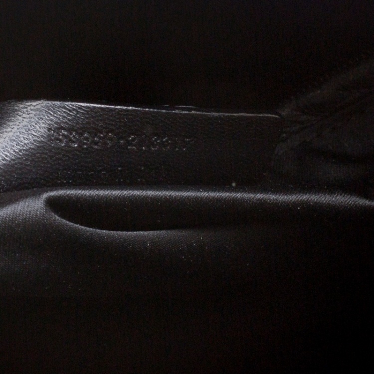 Pre Owned Saint Laurent Paris Black Leather Oversized Muse Tote