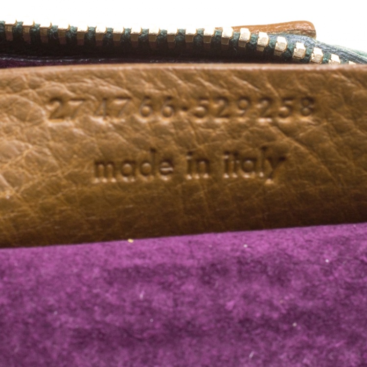 Pre Owned Saint Laurent Multicolor Leather and Suede Muse Two Bag