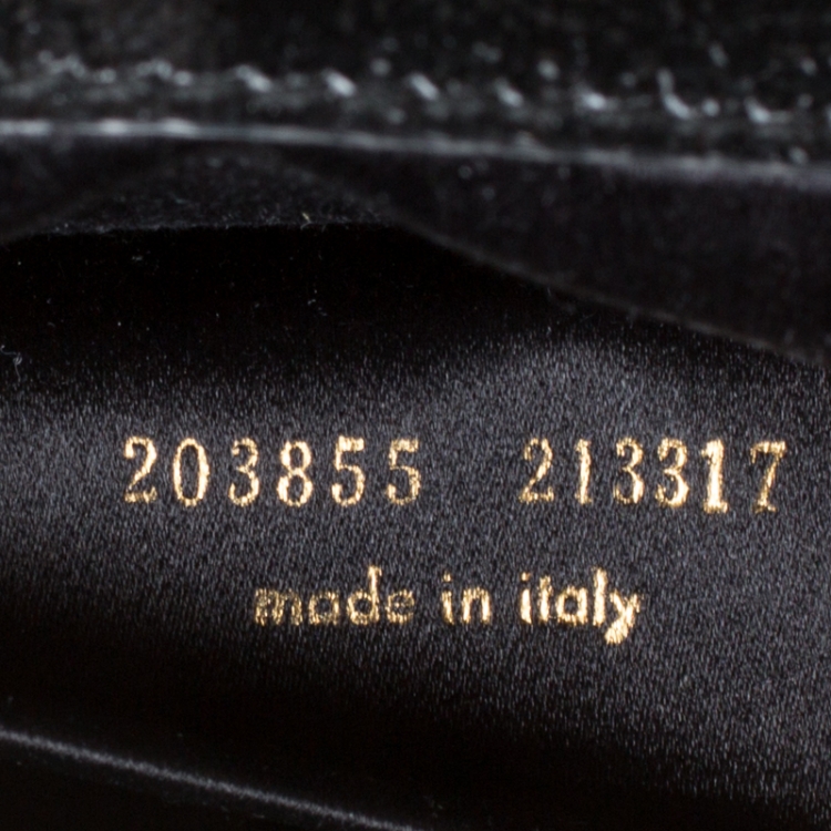 Pre Owned Saint Laurent Black Patent Leather Belle De Jour Flap Clutch