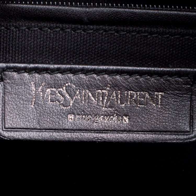Pre Owned Saint Laurent Grey Suede Medium Downtown Tote