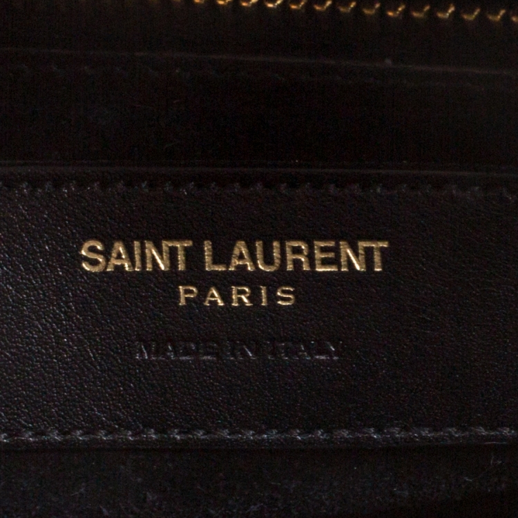 Pre Owned Saint Laurent Black Leather Small Classic Sac De Jour Tote