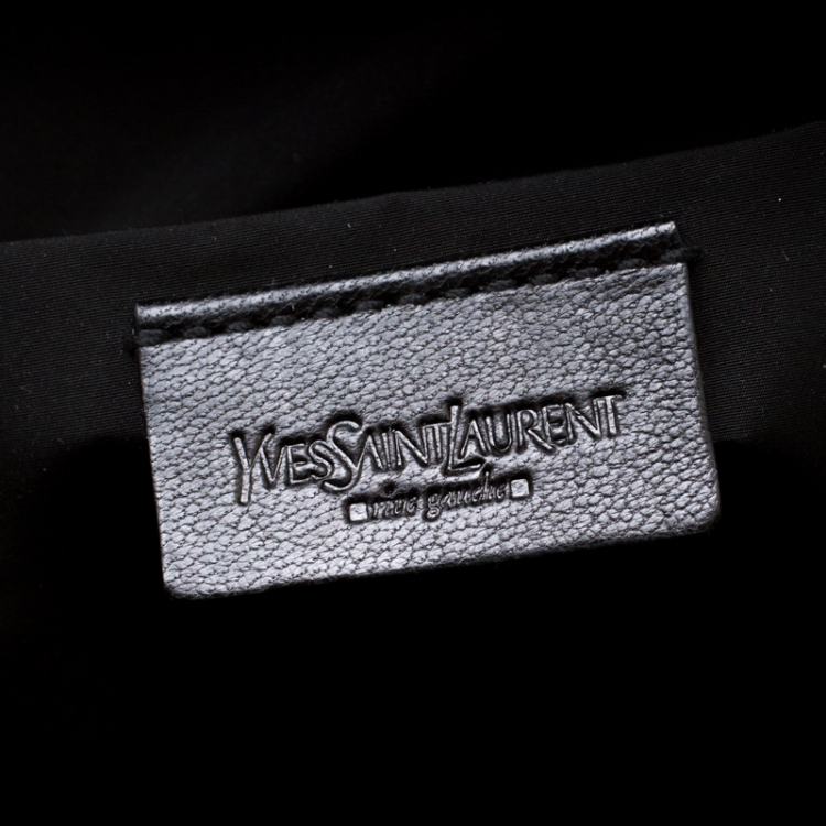 Pre Owned Saint Laurent Gold Leather Y Mail Mini Bag