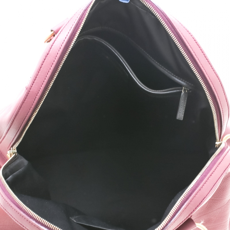 Pre Owned Saint Laurent Bubble Gum Pink Leather Oversized Muse Bag