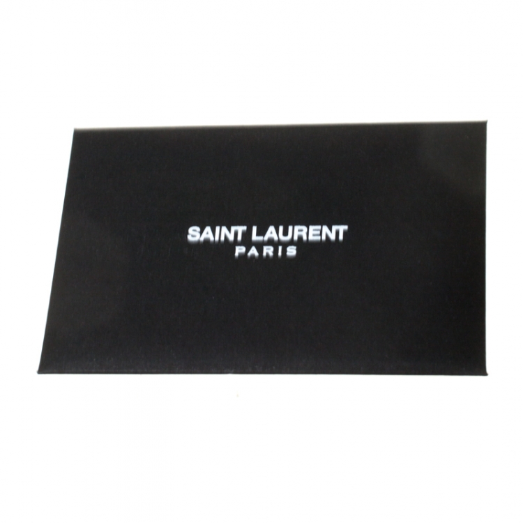 Pre Owned Saint Laurent Paris Fuschia Pink Leather Small Cabas Rive Gauche Tote