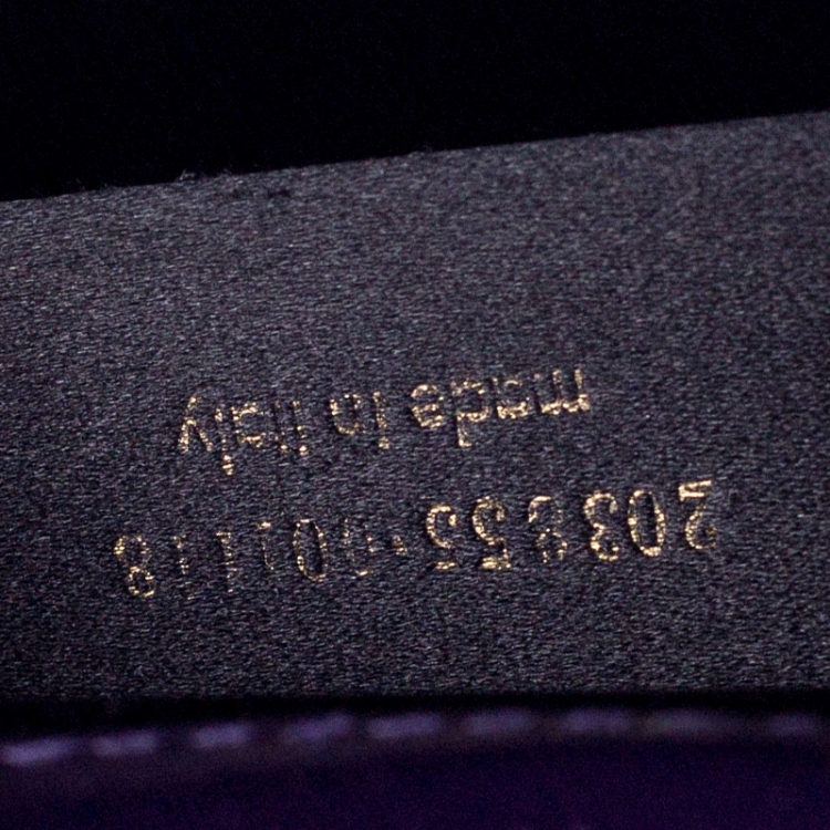 مملوكة مسبقًا Saint Laurent Paris Purple Patent Leather Belle De Jour Flap Clutch