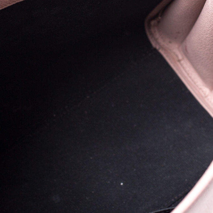 Pre Owned Saint Laurent Pink Leather Baby Classic Sac De Jour Tote