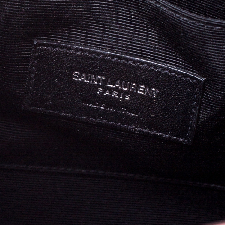 Pre Owned Saint Laurent Pink Leather Baby Classic Sac De Jour Tote