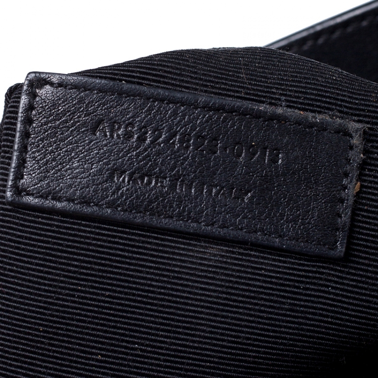 Pre Owned Saint Laurent Black Leather Small Classic Sac De Jour Tote