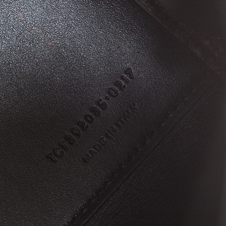 Pre Owned Saint Laurent Black Leather Nano Classic Sac De Jour Tote