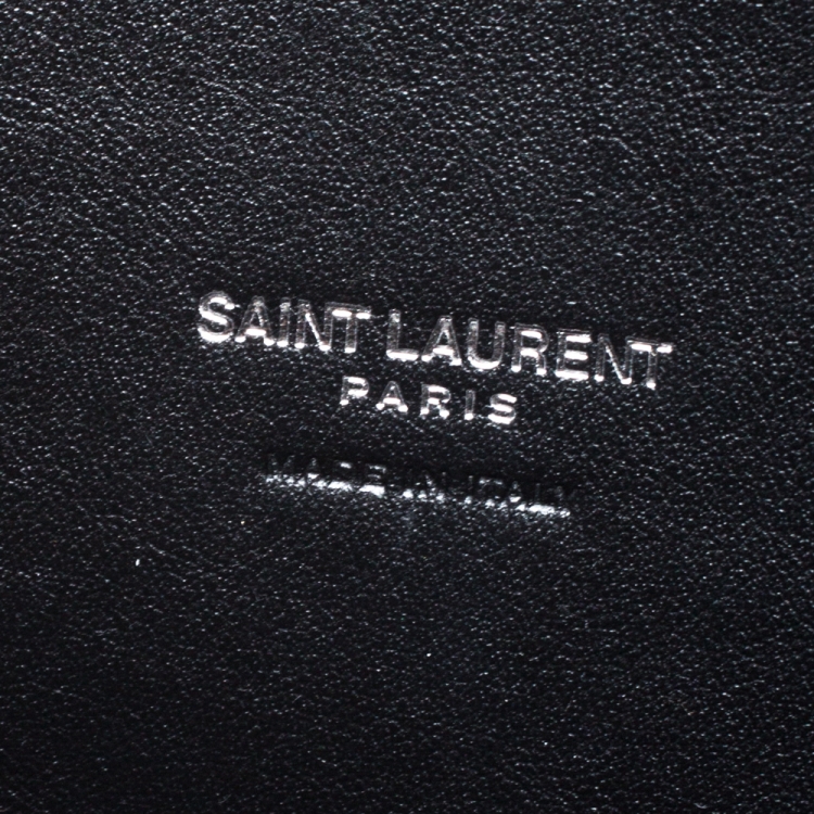 Pre Owned Saint Laurent Black Leather Large Classic Sac De Jour Tote