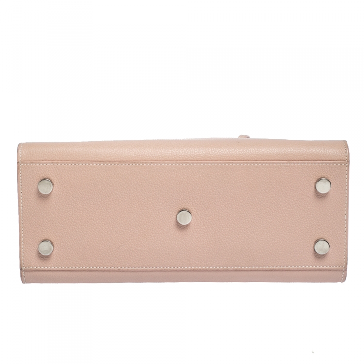 Pre Owned Saint Laurent Pink Leather Baby Classic Sac De Jour Tote