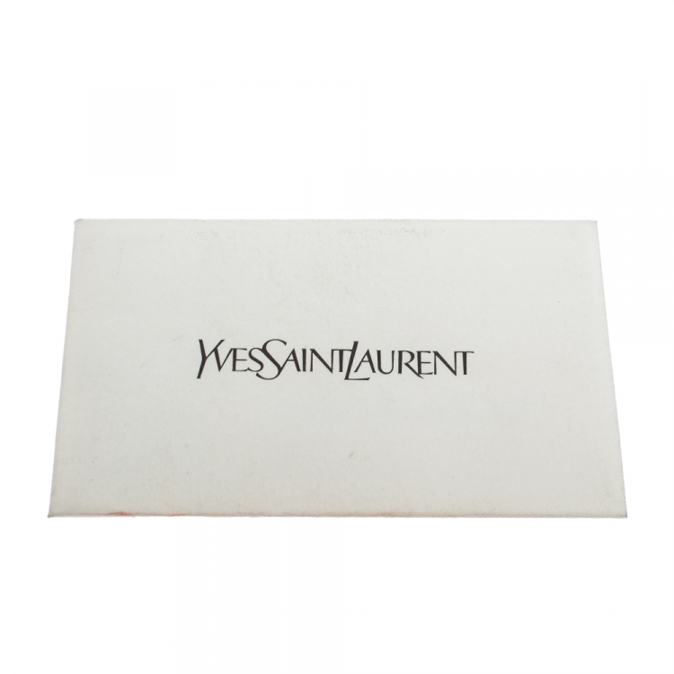 Pre Owned Saint Laurent Black Patent Leather Belle De Jour Clutch