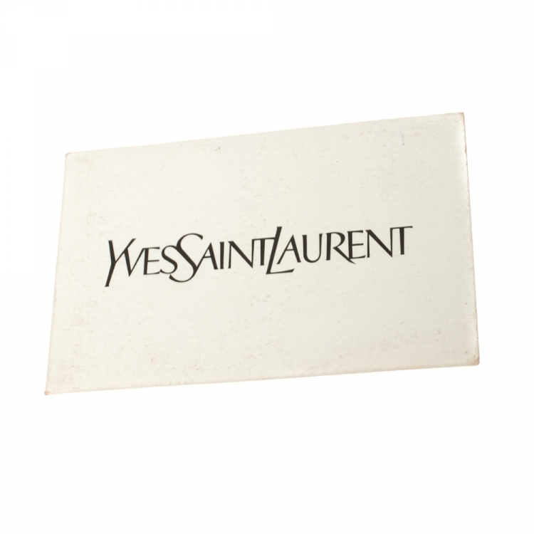 Pre Owned Saint Laurent Oilve Green Leather Large Muse Bag