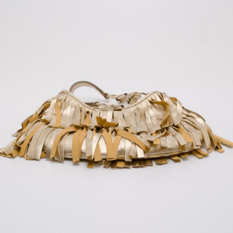Pre Owned Yves Saint Laurent Boheme Fringe Bag