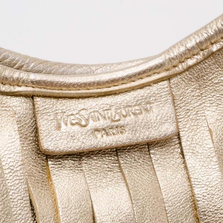 Pre Owned Yves Saint Laurent Boheme Fringe Bag