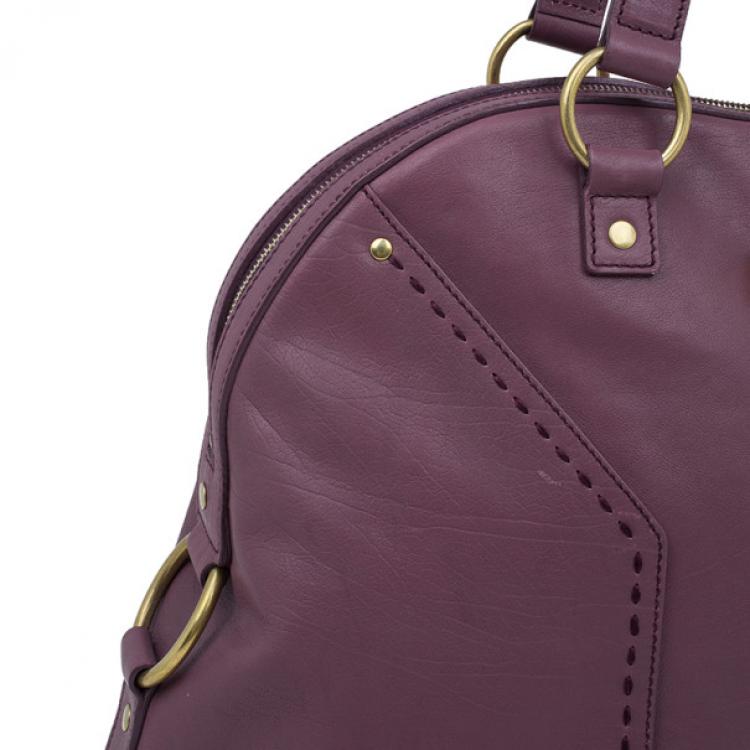 مملوكة مسبقًا Saint Laurent Paris Purple Leather Large Muse Bag
