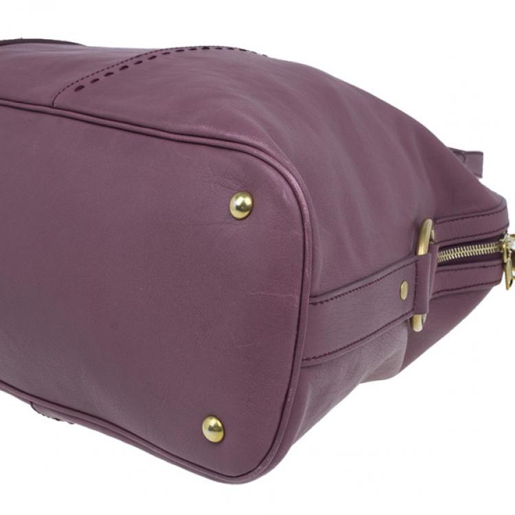 مملوكة مسبقًا Saint Laurent Paris Purple Leather Large Muse Bag