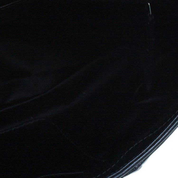 Pre Owned Saint Laurent Paris Black Leather Small Mombasa Hobo