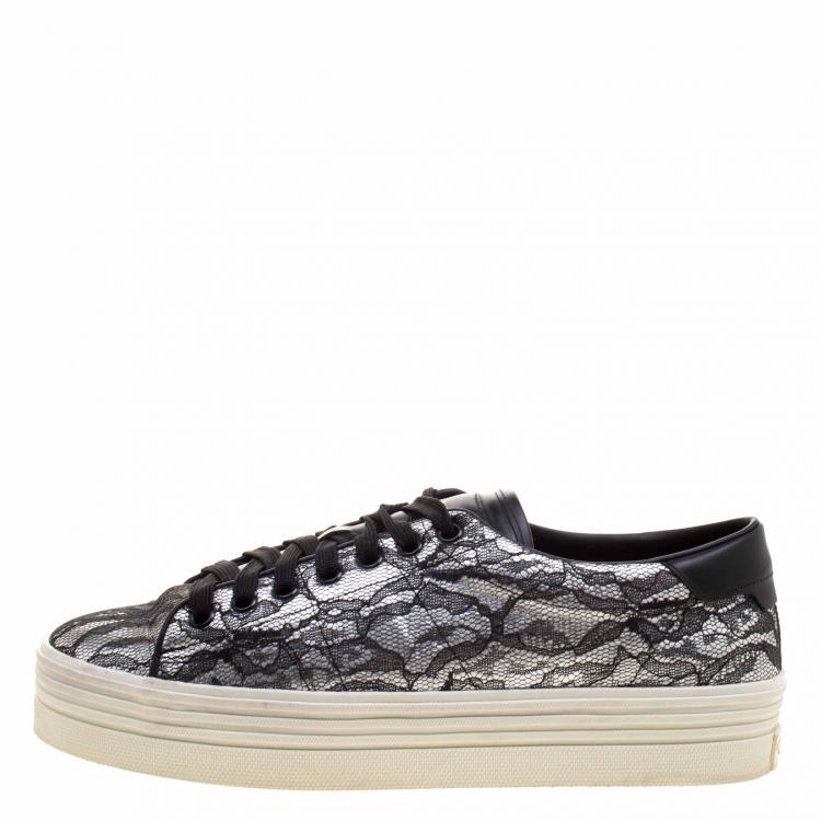 Saint laurent deals paisley shoes