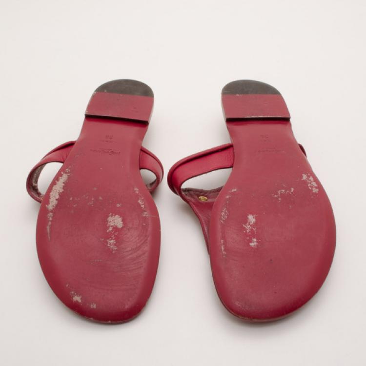 Pre Owned Yves Saint Laurent Ycon Sandals Size 38