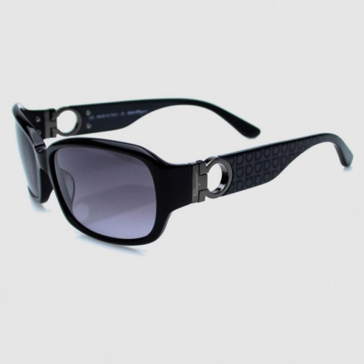 Pre Owned Salvatore Ferragamo Black SF608S Womens Sunglasses