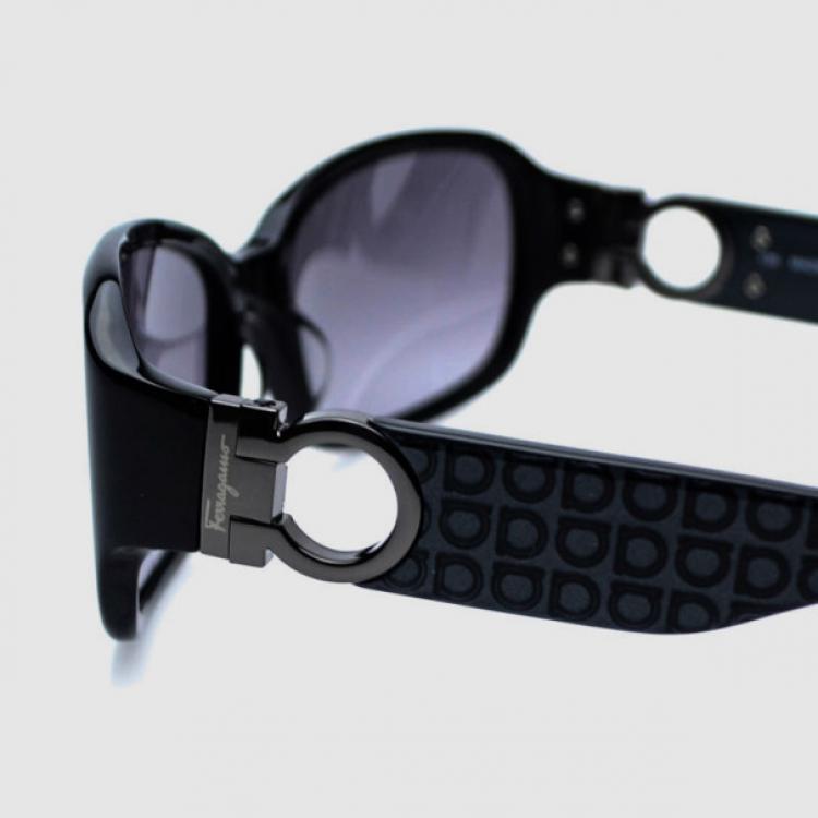 Pre Owned Salvatore Ferragamo Black SF608S Womens Sunglasses