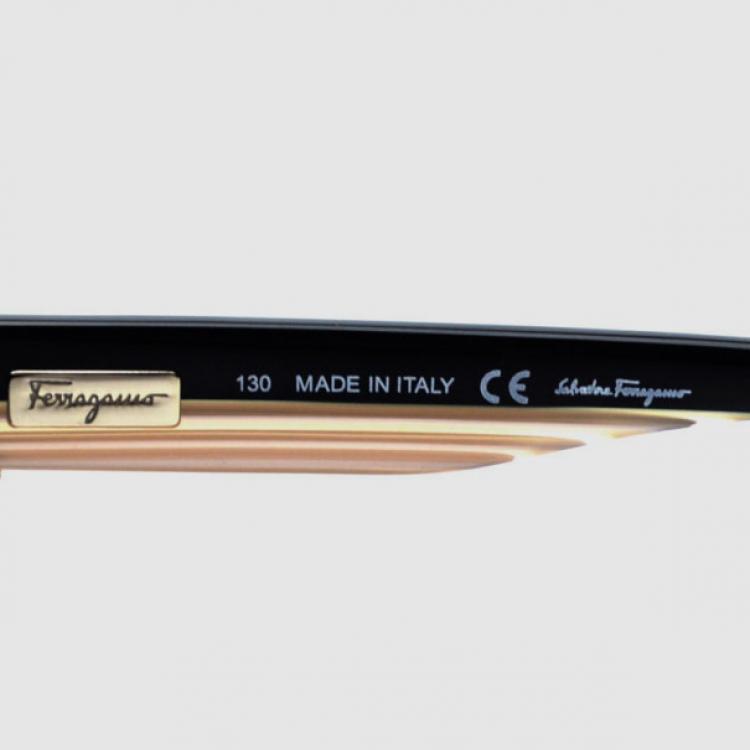 مملوكة مسبقًا Salvatore Ferragamo Black SF659S Womens Sunglasses