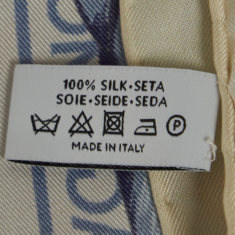 Pre Owned Salvatore Ferragamo Multicolor Togo Print Square Silk Scarf