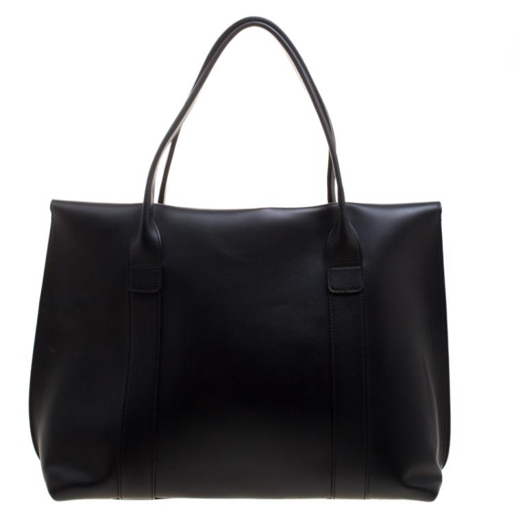 مملوكة مسبقًا Salvatore Ferragamo Black Leather Large Sookie Tote