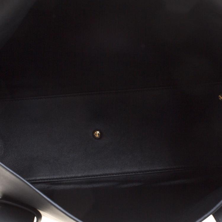 مملوكة مسبقًا Salvatore Ferragamo Black Leather Large Sookie Tote