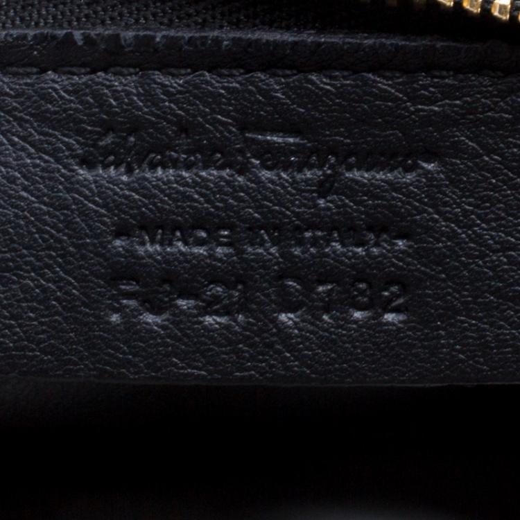 مملوكة مسبقًا Salvatore Ferragamo Black Leather Large Sookie Tote