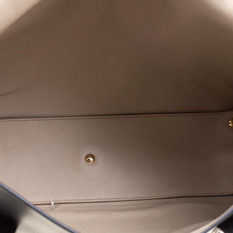 Pre Owned Salvatore Ferragamo Black Leather Large Sookie Tote