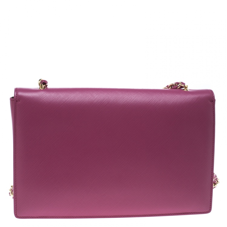 Pre Owned Salvatore Ferragamo Pink Leather Medium Ginny Shoulder Bag