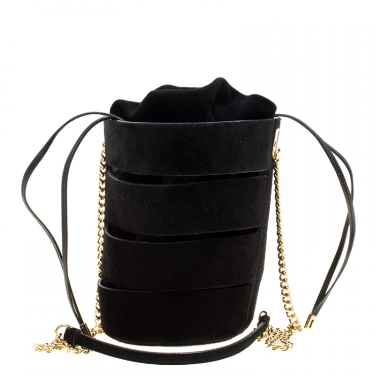 ショルダーバッグ・ポシェット SALVATORE FERRAGAMO BUCKET BAG Salvatore Ferragamo Bucket Bag Brown Leather Large