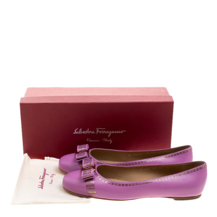 lilac ballet pumps