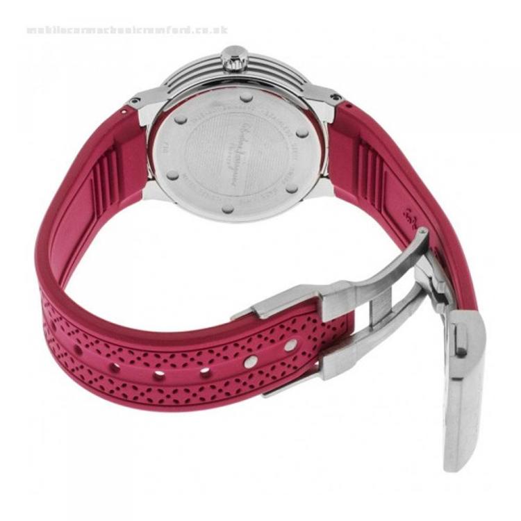Pre Owned Salvatore Ferragamo Silver Stainless Steel FIG010015 Women's Wristwatch 33MM