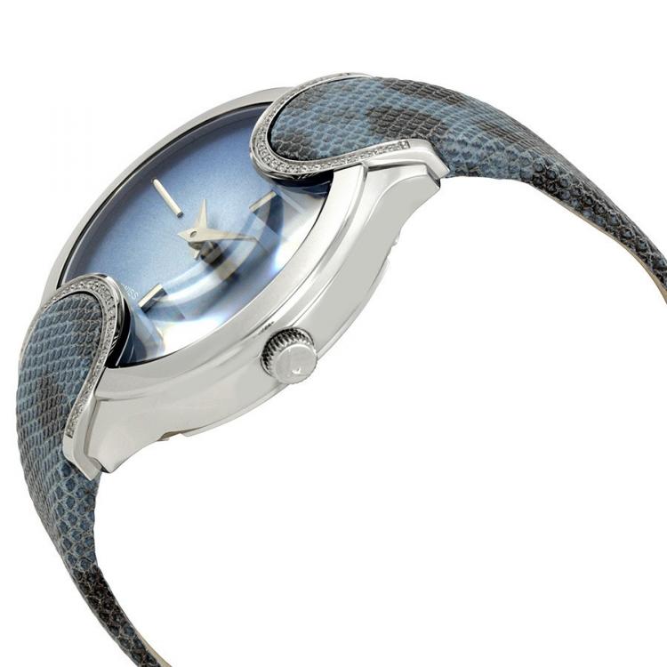 Pre Owned Salvatore Ferragamo Blue Stainless Steel FIZ040015 Women's Wristwatch 38MM