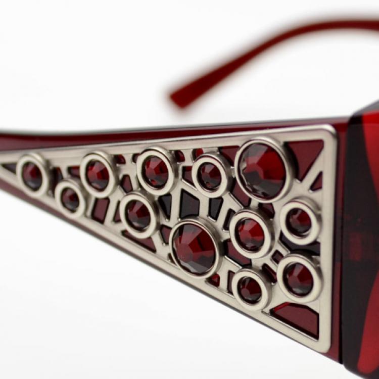 مملوكة مسبقًا Salvatore Ferragamo 2168-B Burgundy Sunglasses