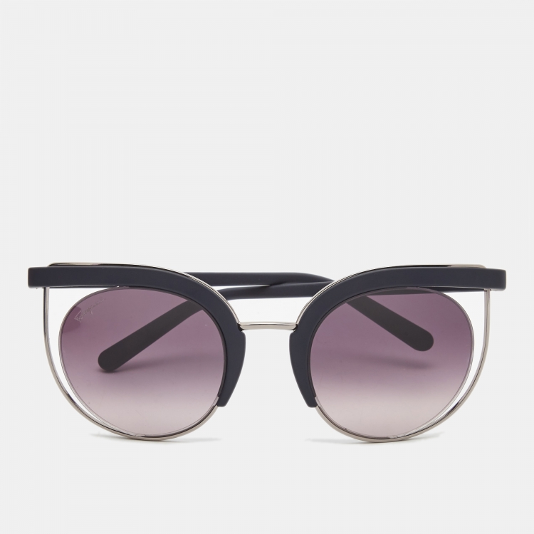 مملوكة مسبقًا Salvatore Ferragamo Plum Gradient SF909S Cat Eye Sunglasses