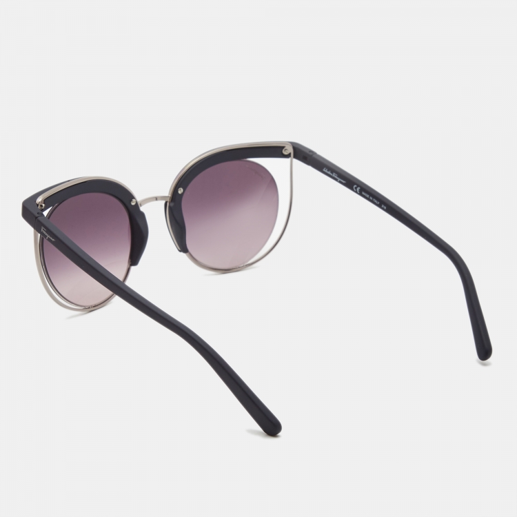 مملوكة مسبقًا Salvatore Ferragamo Plum Gradient SF909S Cat Eye Sunglasses