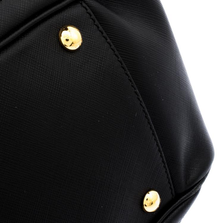 مملوكة مسبقًا Salvatore Ferragamo Black Leopard Print Calf Hair and Leather Betulla Tote