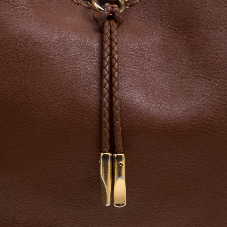 مملوكة مسبقًا Salvatore Ferragamo Brown Leather Tote