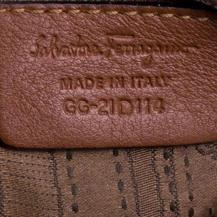 مملوكة مسبقًا Salvatore Ferragamo Brown Leather Tote