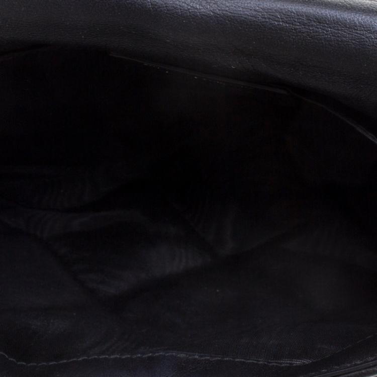 Pre Owned Salvatore Ferragamo Black Quilted Leather Miss Vara Shoulder Bag